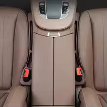 2 adet Araba Koltuğu Boşluğu Dolgu Organizatör Pu Su Geçirmez Araba Koltuğu Boşluğu Fiş Şerit 2 Oluklu Koltuk Boşluğu Depolama Oto İç Aksesuar